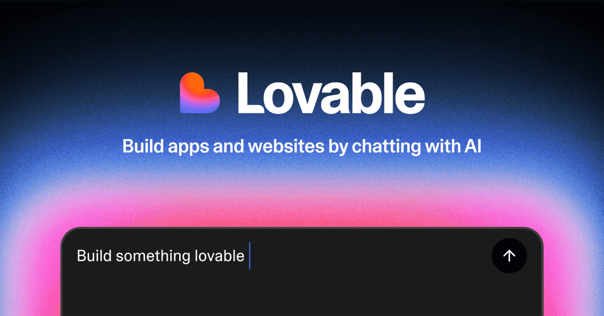 Lovable homepage screenshot